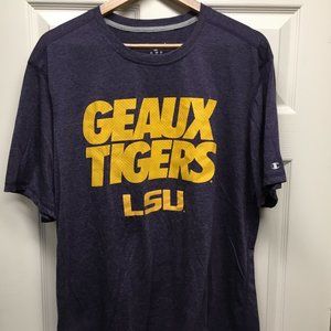 LSU Tigers NCAA Champion T-Shirt XL "GEAUX TIGERS"